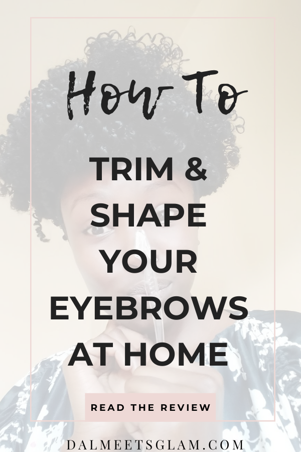 How to Trim Your Eyebrows at Home {Jasclair’s Eyebrow Razor Review}