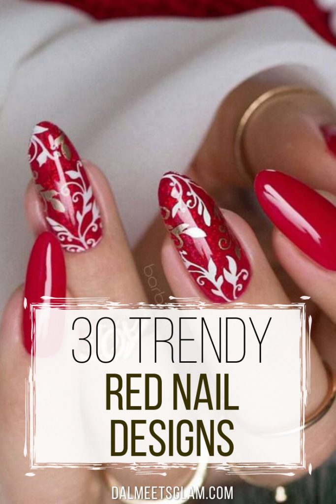Trendy Red Nail Designs To Make A Bold Statement
