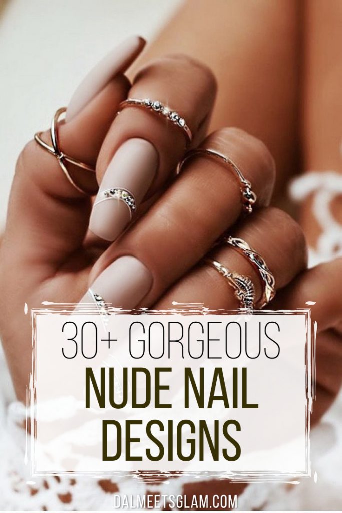 30+ Cute Nude Nail Designs That Pair Well With All Outfits