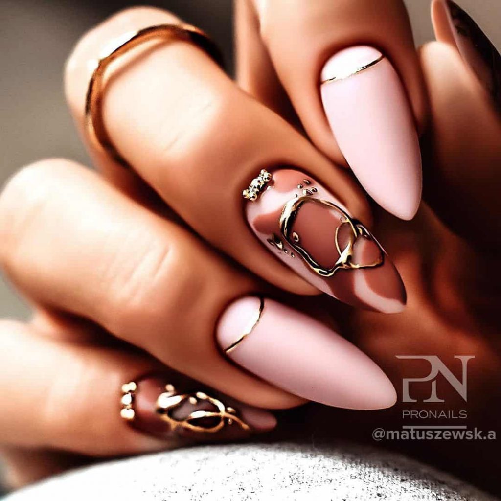 30 Gorgeous Rose Gold Nail Designs To Upgrade Your Mani