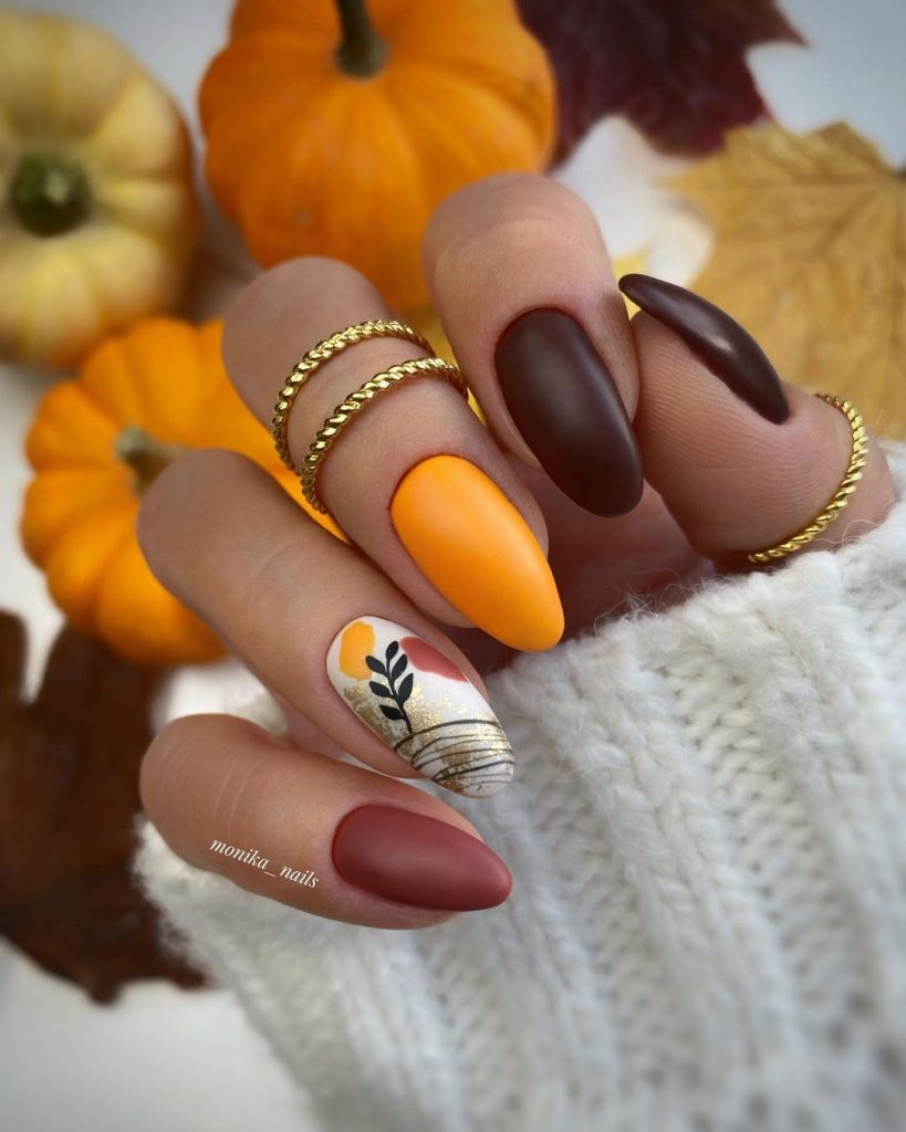 Try These Adorable Fall Nail Designs All Autumn