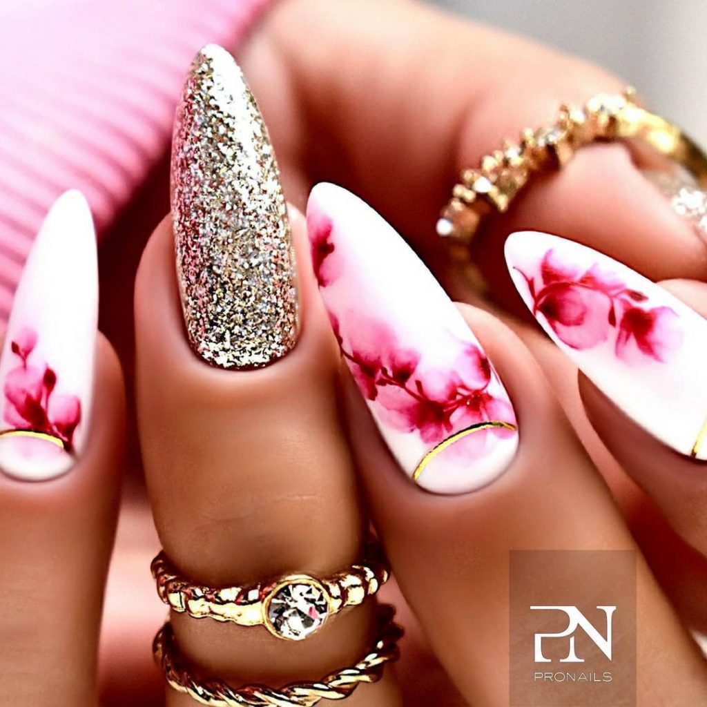 30 Cute Pink Nail Designs You Will Love - GlowingFem