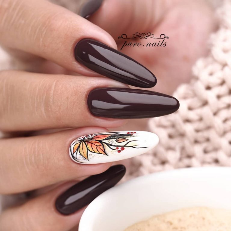 Try These 20+ Ideas For Adorable Fall Nails All Autumn