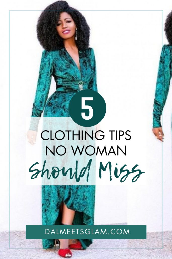 5 Clothing Tips No Woman Should Ever Miss