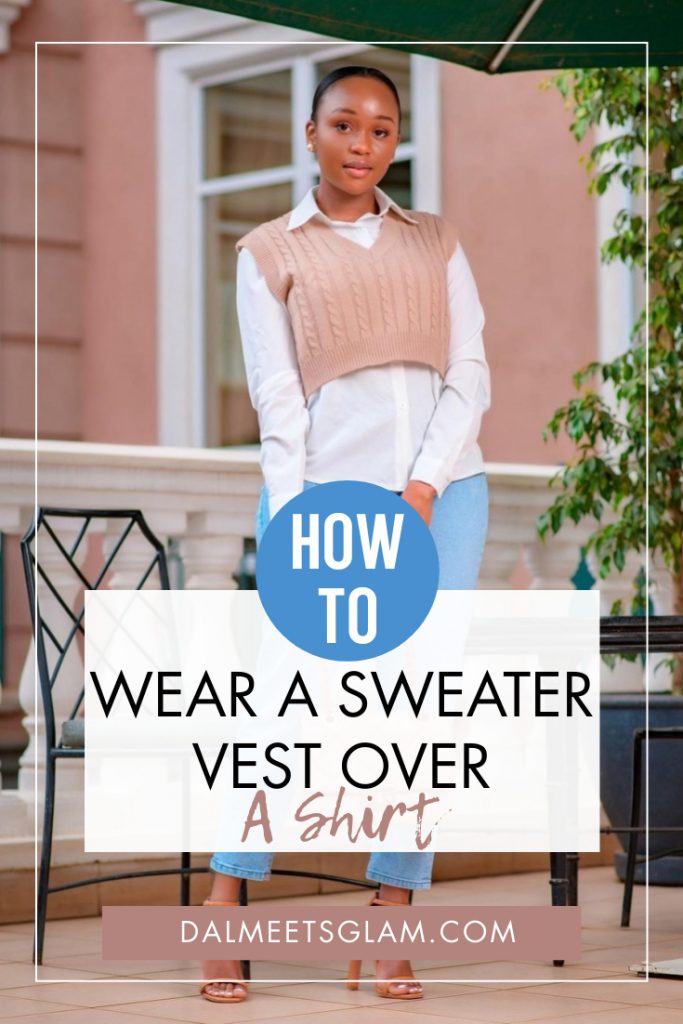 Fashionable Ideas To Wear A Sweater Vest Over A Shirt