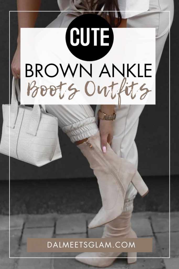Chic Brown Ankle Boots Outfits - Tips To Choose & Wear Brown Booties