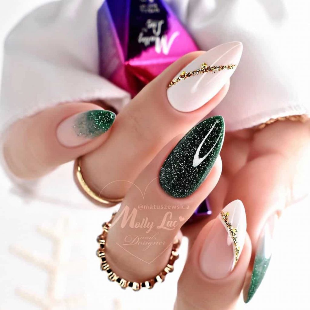 Stunning Green Christmas Nails You Want To Try