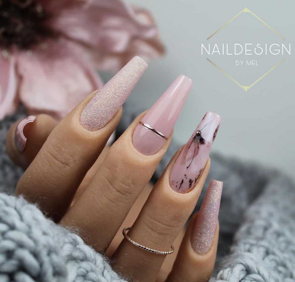 Chic Nude Coffin Nails That Are Holiday & Date-Perfect! - GlowingFem