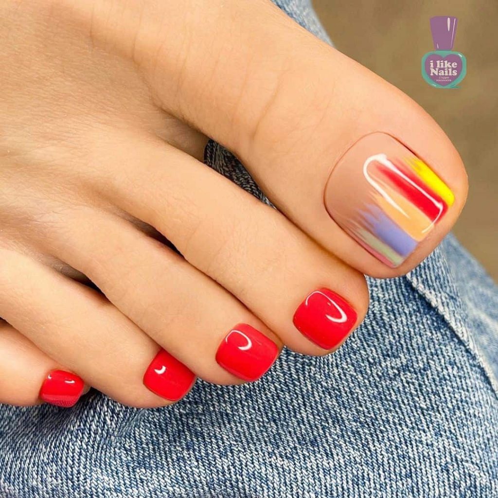 30+ Pretty Toe Nail Designs For Valentine's Day & Other Dates