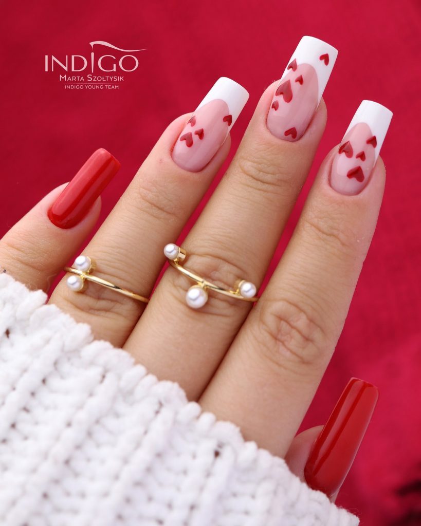 Red Valentine's Day Nails To Glam Up For Your Date