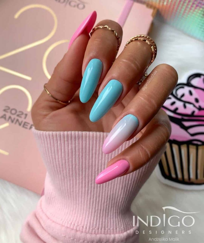 Blue Summer Nails Designs To Make Your Nails Super Cool