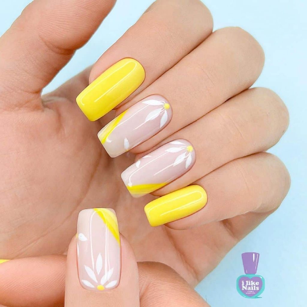 Vibrant Yellow Nail Designs To Freshen Up Your Summer Nails