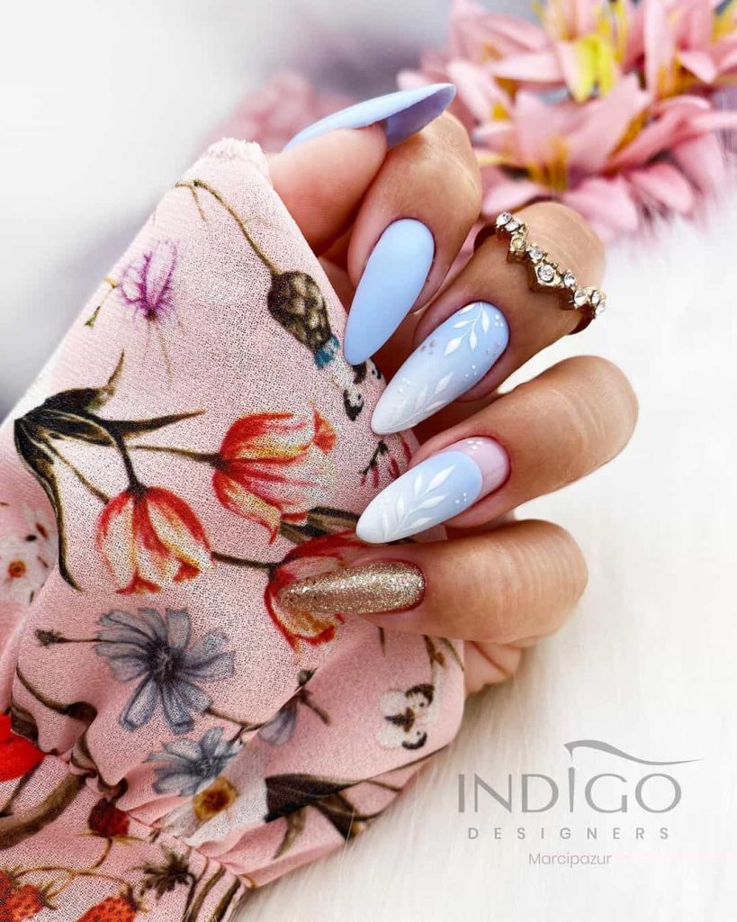 Blue Summer Nails Designs To Make Your Nails Super Cool