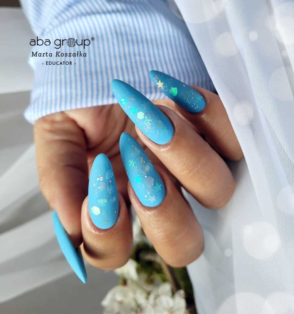 Blue Summer Nails Designs To Make Your Nails Super Cool