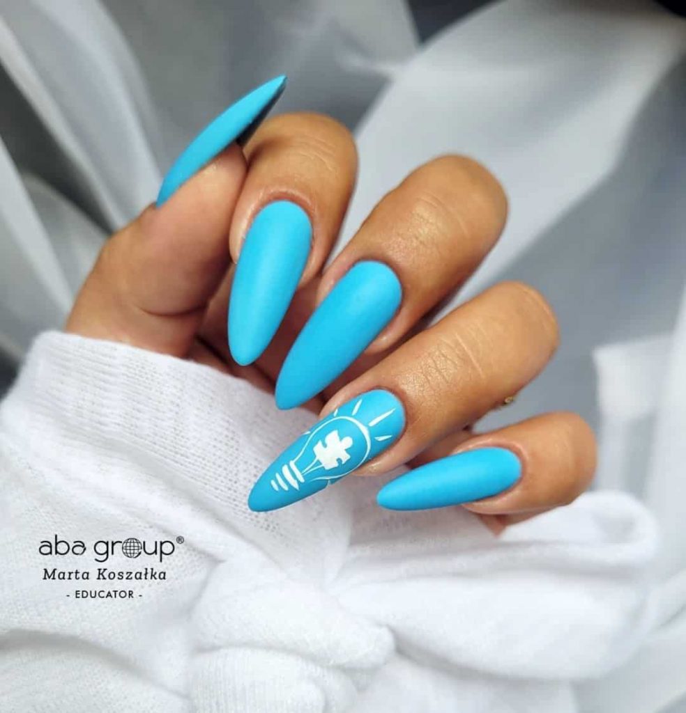 Blue Summer Nails Designs To Make Your Nails Super Cool