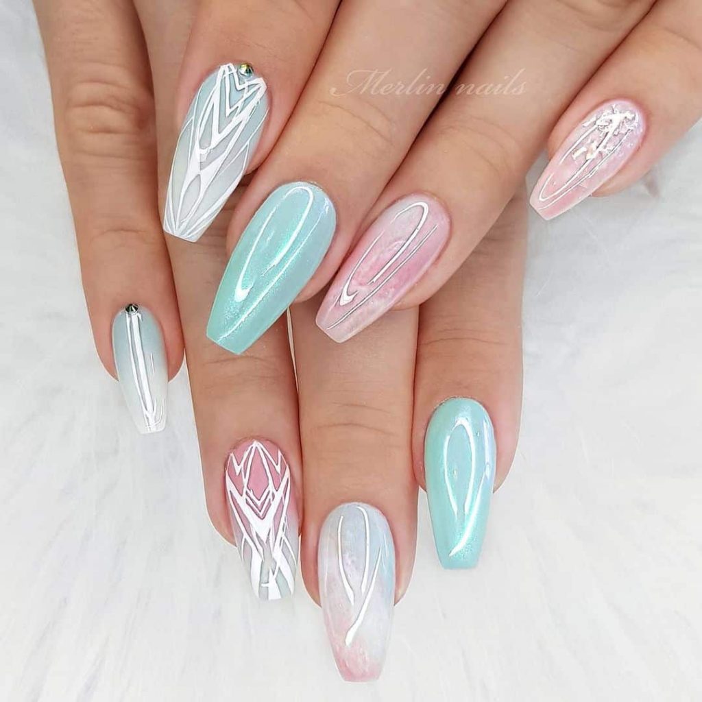 Blue Summer Nails Designs To Make Your Nails Super Cool