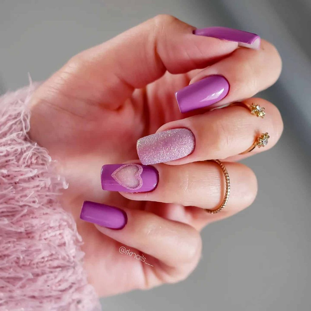 Purple Nail Designs That Surely Draw Attention