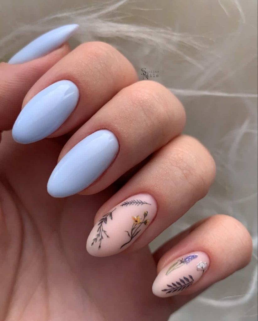 Blue Summer Nails Designs To Make Your Nails Super Cool