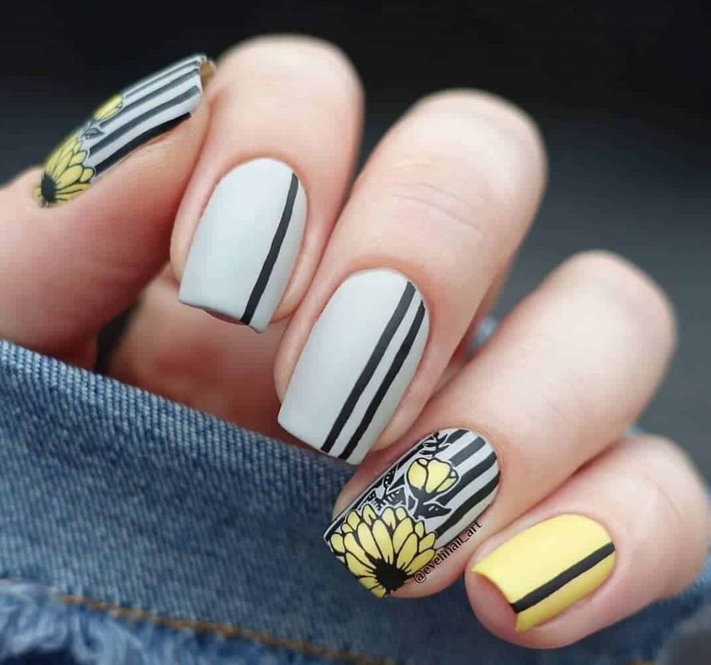 Vibrant Yellow Nail Designs To Freshen Up Your Summer Nails