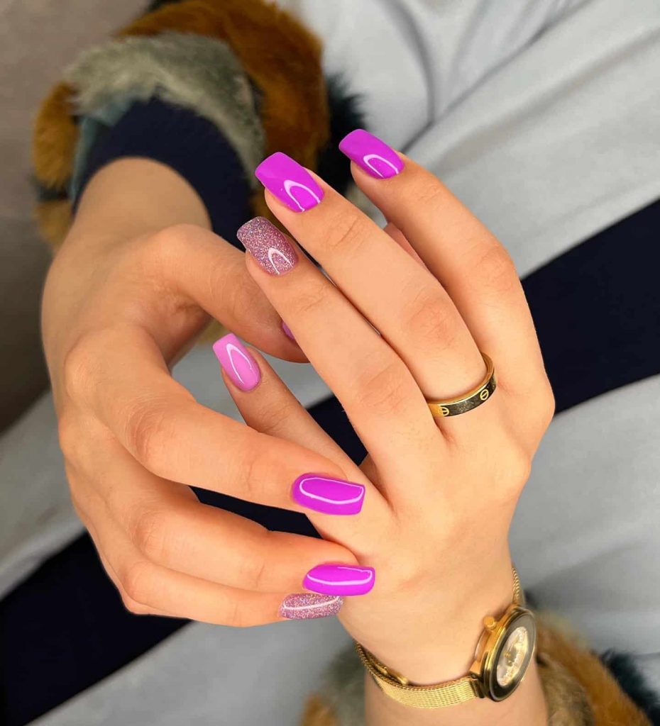 Purple Nail Designs That Surely Draw Attention