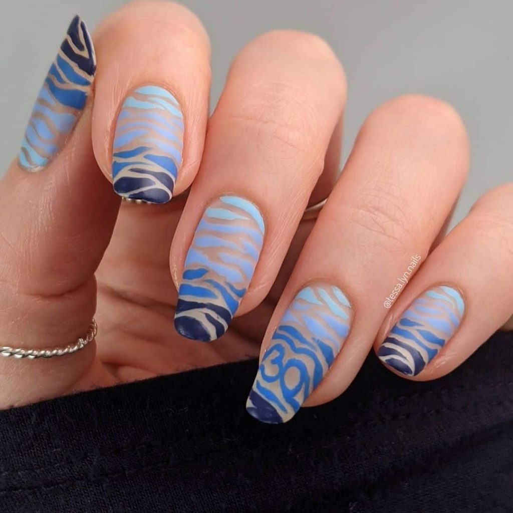 Blue Summer Nails Designs To Make Your Nails Super Cool