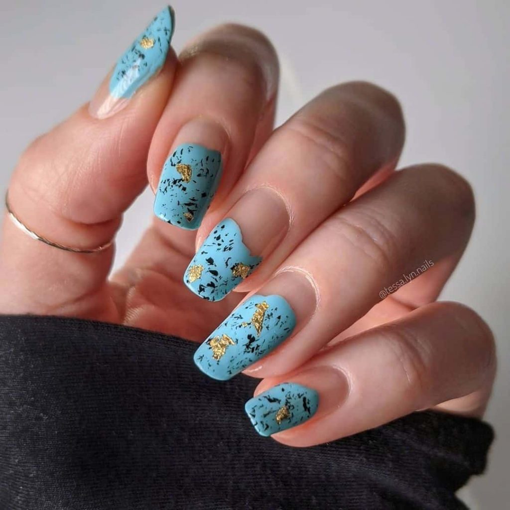 Blue Summer Nails Designs To Make Your Nails Super Cool