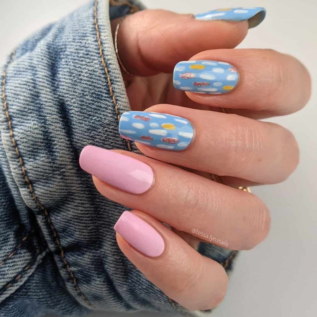 Blue Summer Nails Designs To Make Your Nails Super Cool