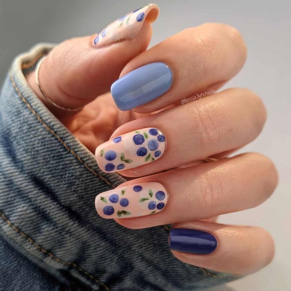 Blue Summer Nails Designs To Make Your Nails Super Cool