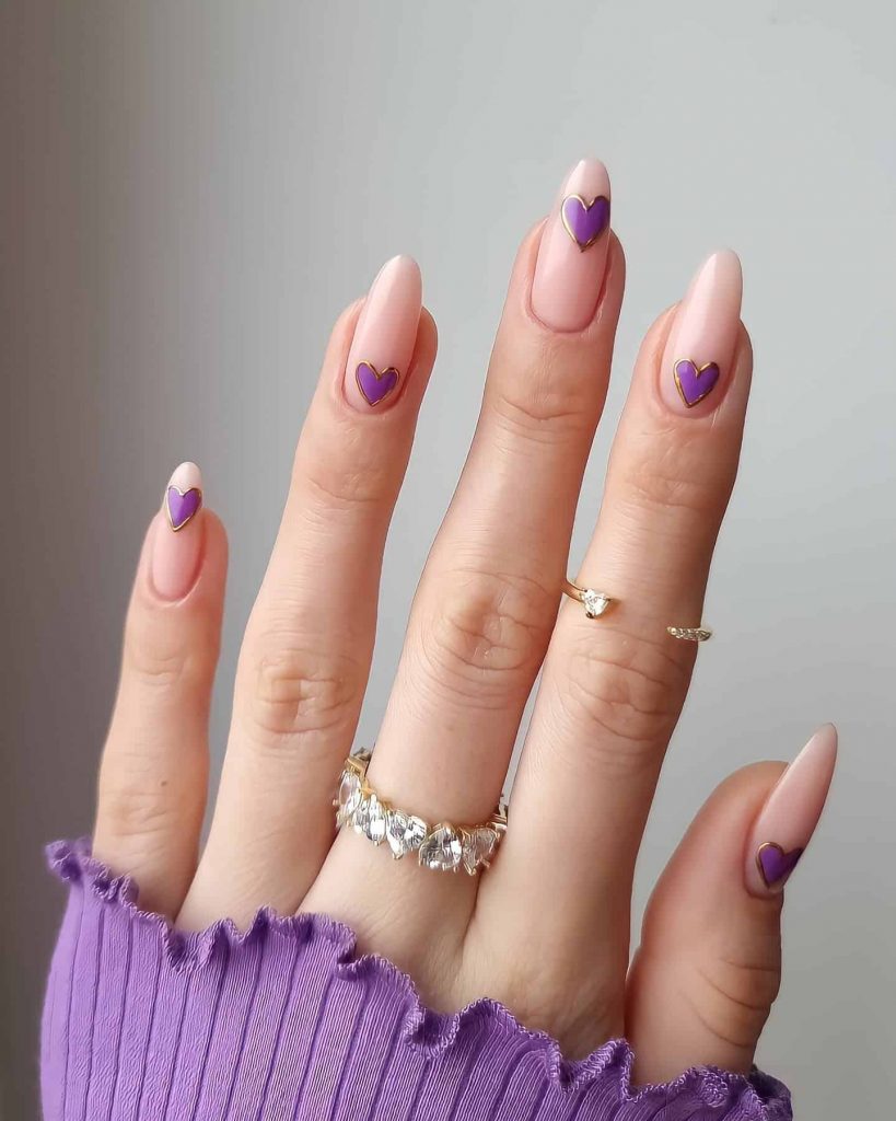 Purple Nail Designs That Surely Draw Attention